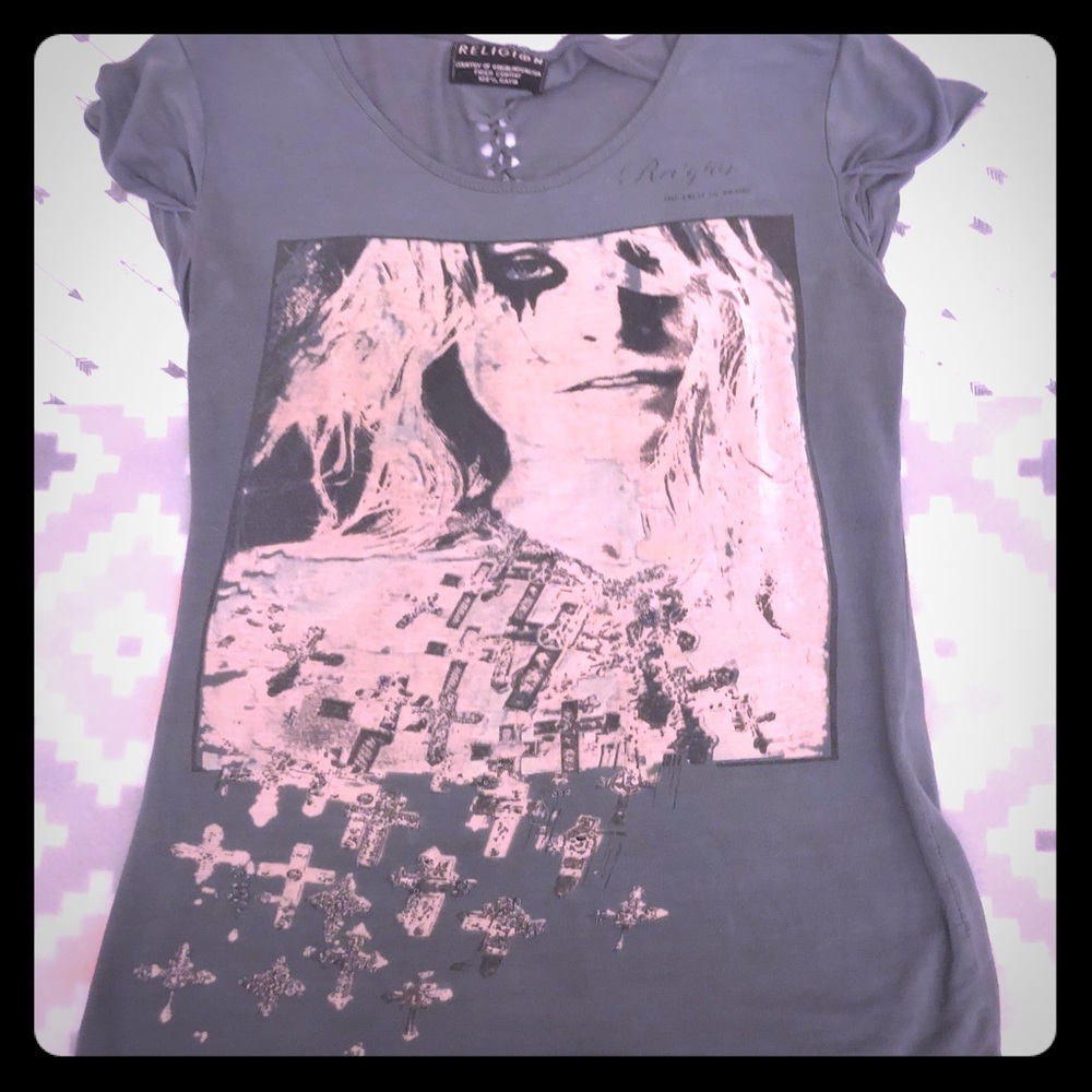 T-shirt top embellished